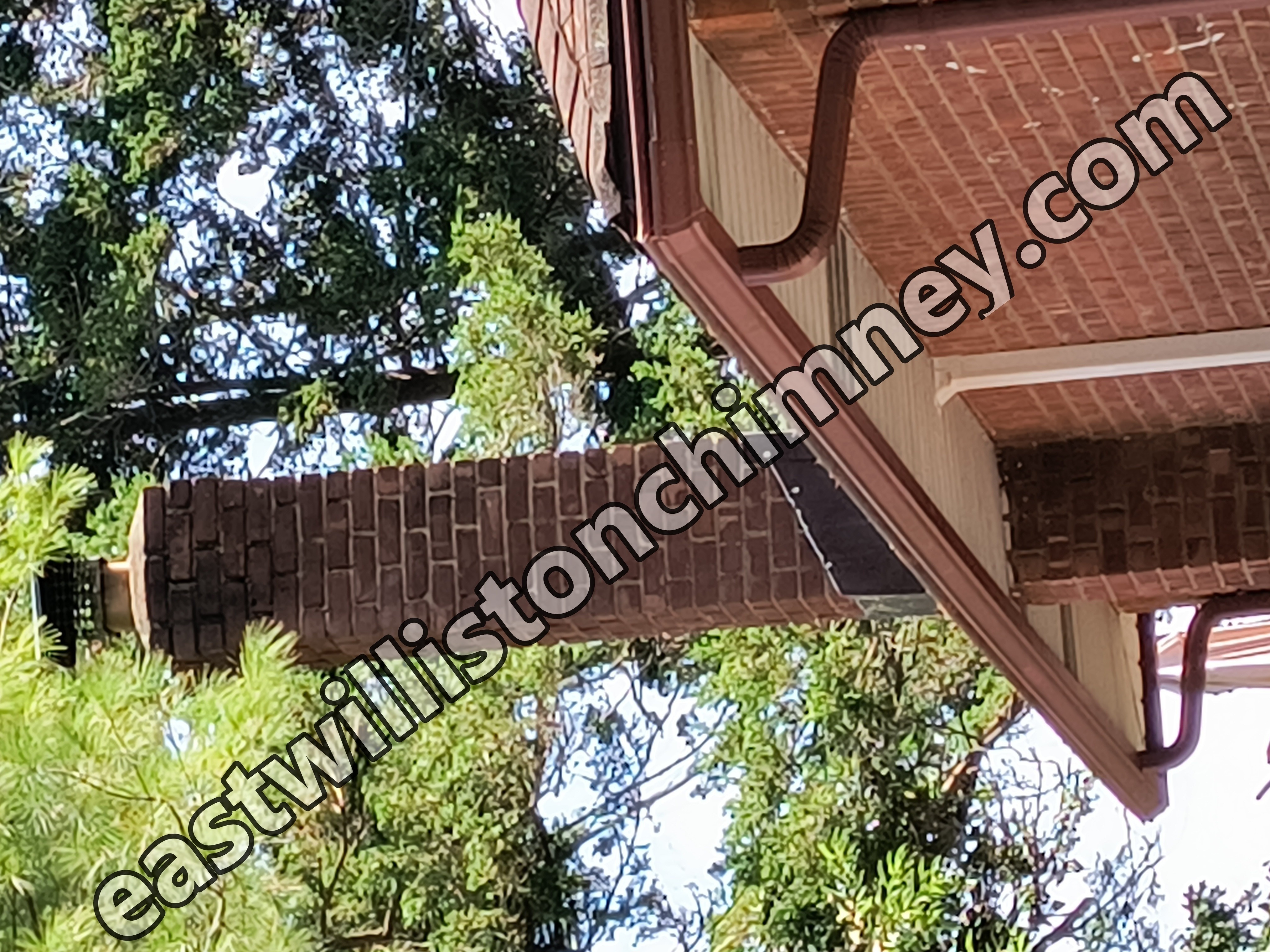Before and after professional chimney cleaning in East Williston, NY